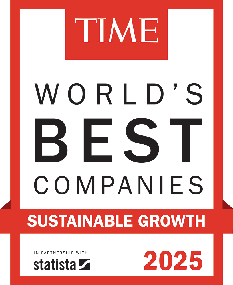 Badge for TIME names Computacenter among World’s Best Companies for Sustainable Growth